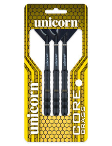 Unicorn Darts Unicorn Core Black Brass Style 2 16g Soft Tip Darts