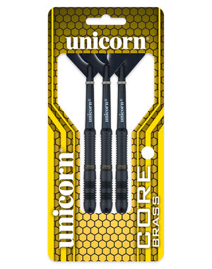 Unicorn Darts Unicorn Core Black Brass Style 2 16g Soft Tip Darts
