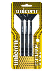 Unicorn Darts Unicorn Core Black Brass Style 2 18g Soft Tip Darts