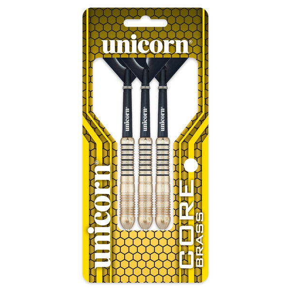 Unicorn Darts Unicorn Core Brass Style 2 20g Steel Tip Darts