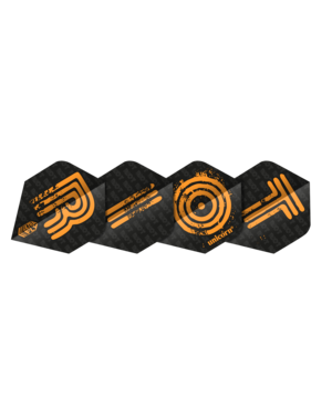 Unicorn Darts Unicorn Ultrafly .100 RIOT Neon Orange Plus Dart Flights