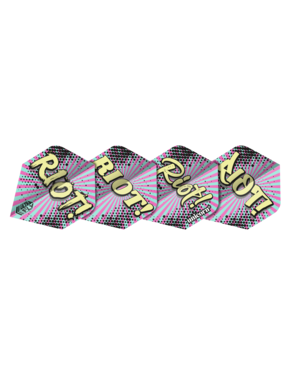 Unicorn Darts Unicorn Ultrafly .100 RIOT Graffiti Paint Plus Dart Flights