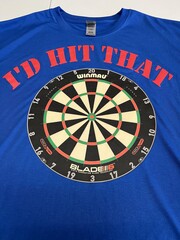 Darting Around I'd Hit That Royal Blue Dart Shirt