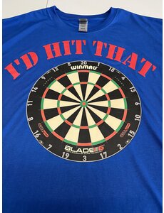 Darting Around I'd Hit That Royal Blue Dart Shirt