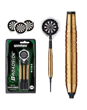 Winmau Darts Winmau Broadside Brass 18g Soft Tip Darts