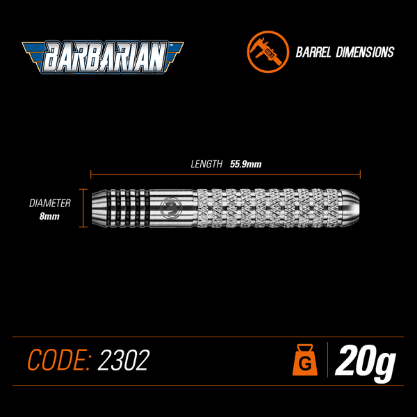 Winmau Darts Winmau Barbarian Steel Tip Darts