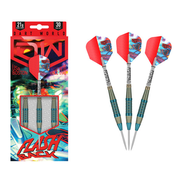 Dart World Dart World Original Flash Back Steel Tip Darts
