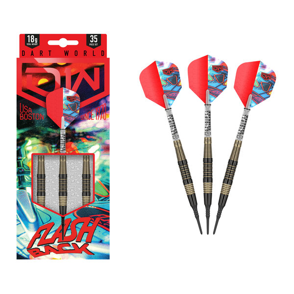 Dart World Dart World Original Flash Back Soft Tip Darts