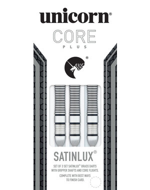 Unicorn Darts Unicorn Core Plus Win Satinlux Steel Tip Darts