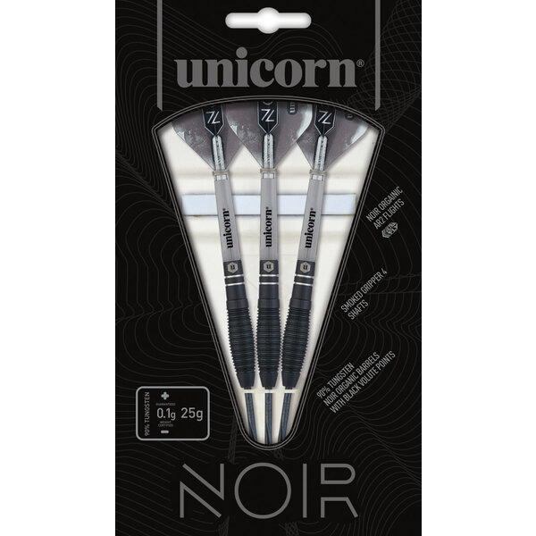 Unicorn Darts Unicorn NOIR 90% Style 1 Steel Tip Darts