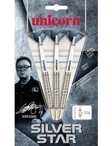 Unicorn Darts Unicorn Seigo Asada Silver Star 80% Steel Tip Darts