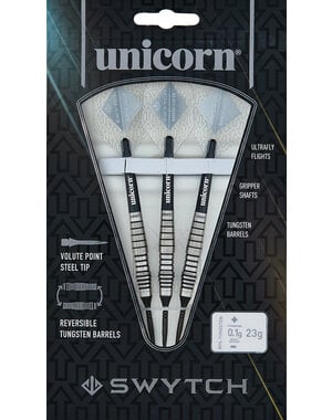 Unicorn Darts Unicorn Swytch Black 80% Steel Tip Darts