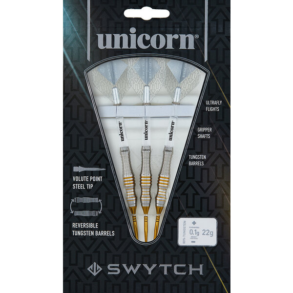 Unicorn Darts Unicorn Swytch Gold 80% Steel Tip Darts