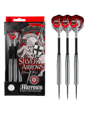 Harrows Darts Harrows Silver Arrow Ringed Steel Tip Darts