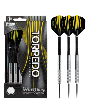 Harrows Darts Harrows Torpedo Knurled B Steel Tip Darts