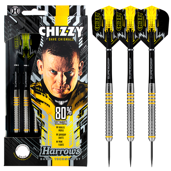 Harrows Darts Harrows Dave Chisnal 80 Steel Tip Darts