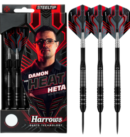 Harrows Darts Harrows Damon Heta Black Steel Tip Darts