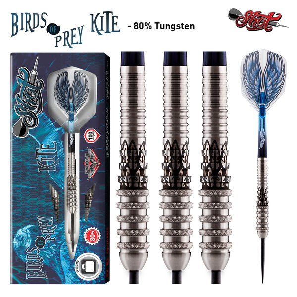 SHOT DARTS Shot Birds of Prey Kite Steel Tip Darts