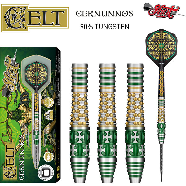 SHOT DARTS Shot Celt Cernunnos Steel Tip Darts