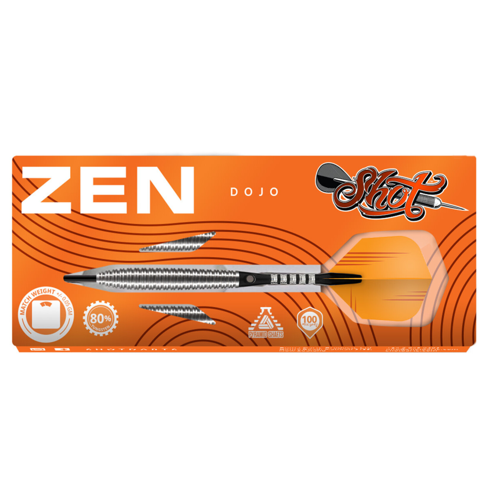 SHOT DARTS Shot Zen Dojo Steel Tip Darts