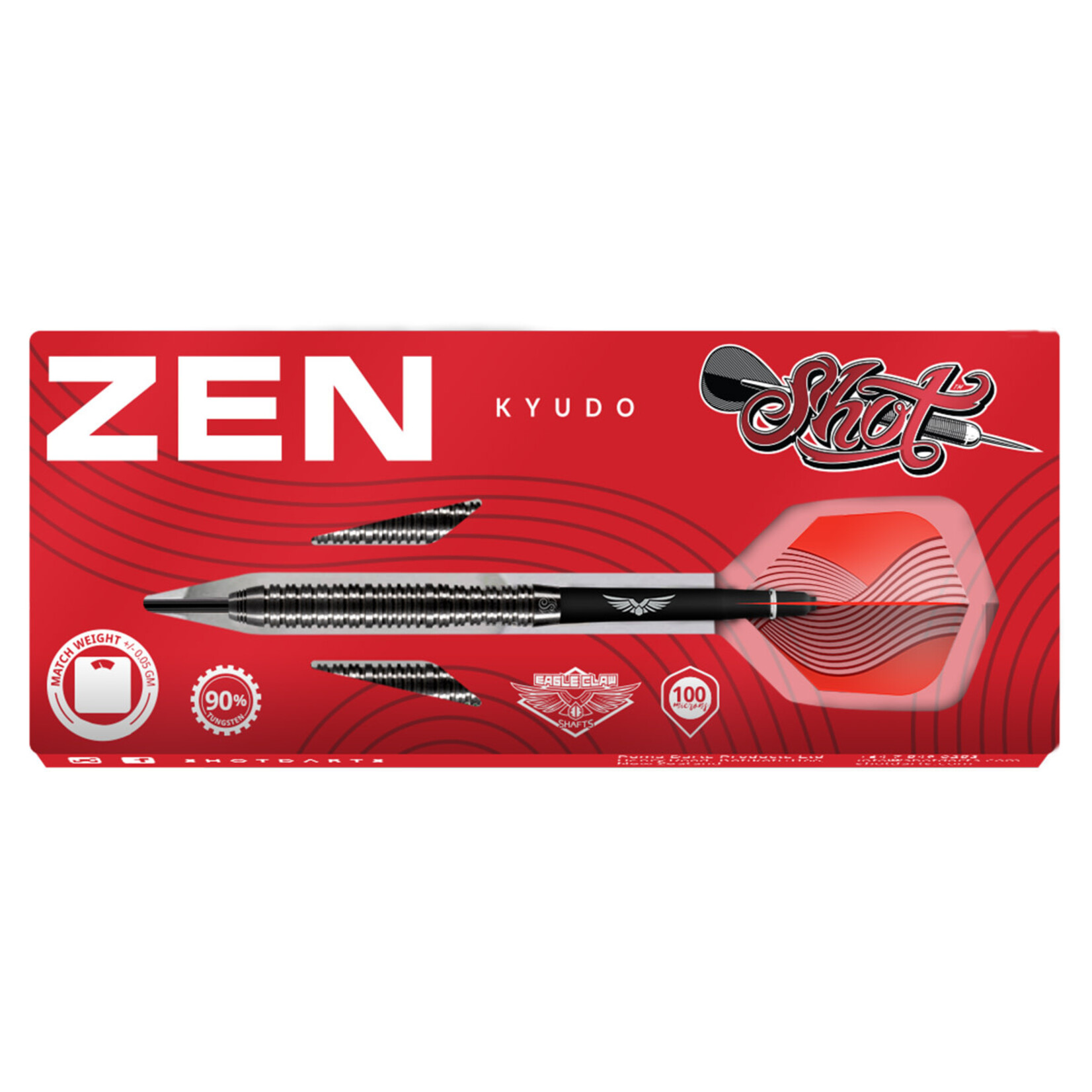 SHOT DARTS Shot Zen Kyudo Steel Tip Darts