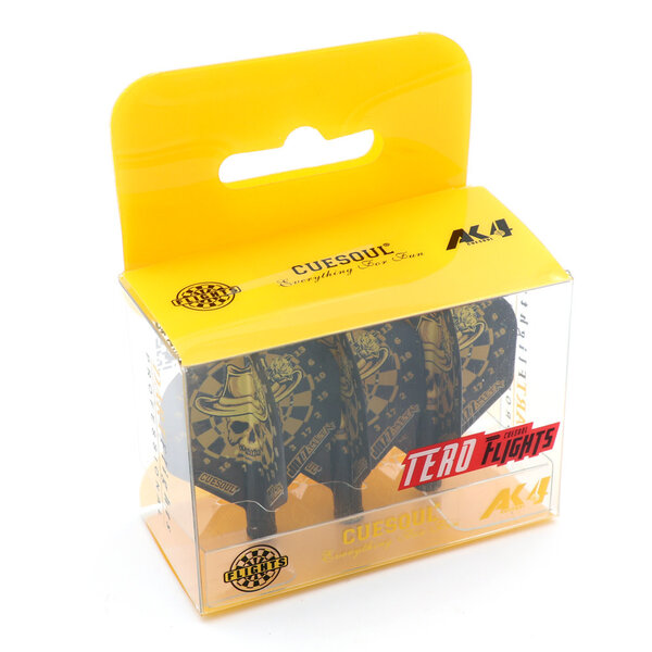 CueSoul Cuesoul AK4 Golden Skull Standard Dart Flights