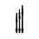 8 Flight 8 Flight Black Slim Fixed Dart Shafts
