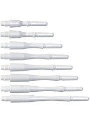 COSMO DARTS Cosmo Fit Gear Hybrid Locked White Dart Shafts