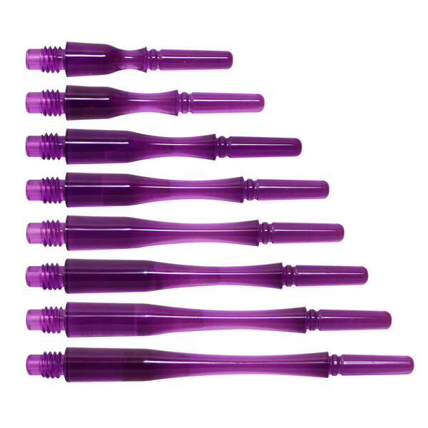 COSMO DARTS Cosmo Fit Gear Hybrid Locked Clear Purple Dart Shafts