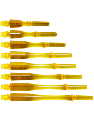 COSMO DARTS Cosmo Fit Gear Hybrid Locked Clear Yellow Dart Shafts