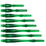 COSMO DARTS Cosmo Fit Gear Hybrid Locked Clear Green Dart Shafts