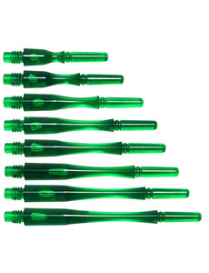 COSMO DARTS Cosmo Fit Gear Hybrid Locked Clear Green Dart Shafts