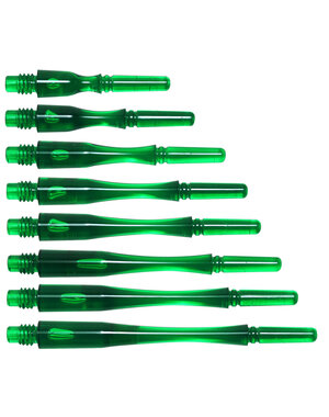 COSMO DARTS Cosmo Fit Gear Hybrid Locked Clear Green Dart Shafts