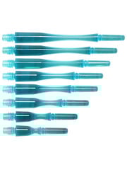 COSMO DARTS Cosmo Fit Gear Hybrid Locked Clear Lite Blue Dart Shafts