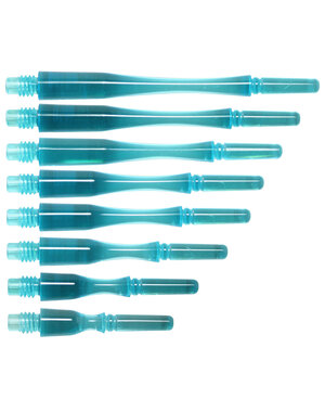 COSMO DARTS Cosmo Fit Gear Hybrid Locked Clear Lite Blue Dart Shafts