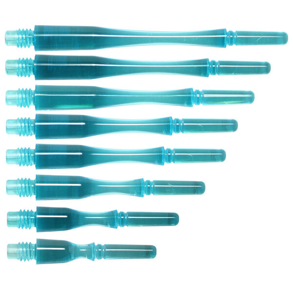 COSMO DARTS Cosmo Fit Gear Hybrid Locked Clear Lite Blue Dart Shafts