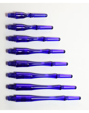 COSMO DARTS Cosmo Fit Gear Hybrid Locked Clear Dark Blue Dart Shafts