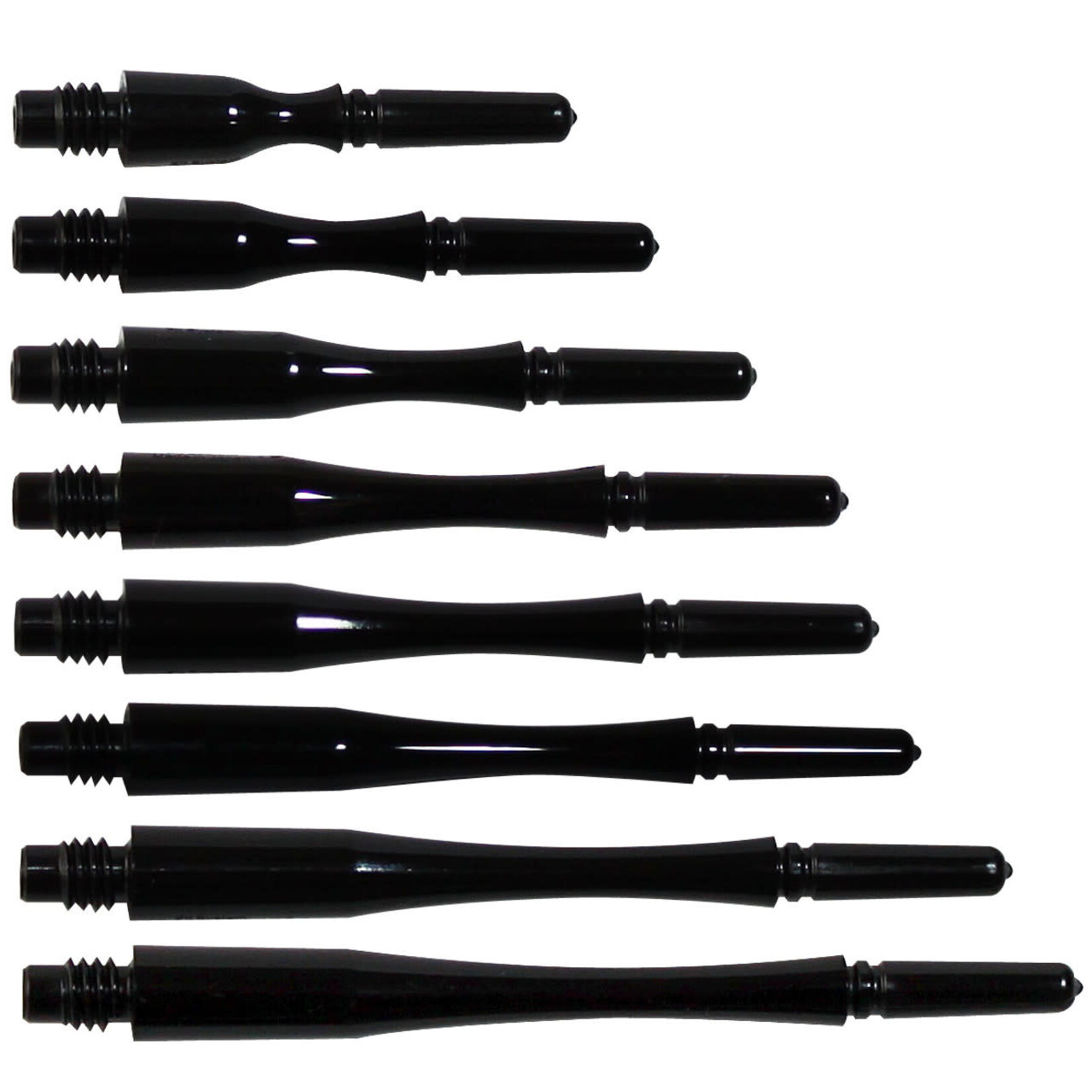 COSMO DARTS Cosmo Fit Gear Hybrid Spinning Black Dart Shafts