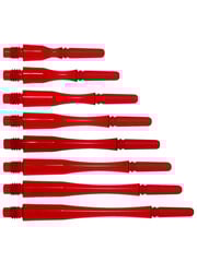 COSMO DARTS Cosmo Fit Gear Hybrid Spinning Clear Red Dart Shafts