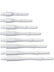 COSMO DARTS Cosmo Fit Gear Hybrid Spinning White Dart Shafts