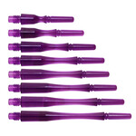 COSMO DARTS Cosmo Fit Gear Hybrid Spinning Clear Purple Dart Shafts