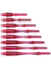 COSMO DARTS Cosmo Fit Gear Hybrid Spinning Clear Pink Dart Shafts