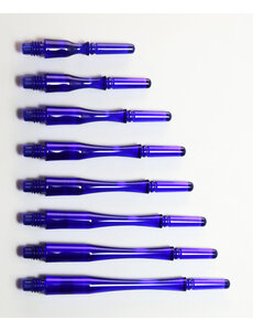 COSMO DARTS Cosmo Fit Gear Hybrid Spinning Clear Dark Blue Dart Shafts