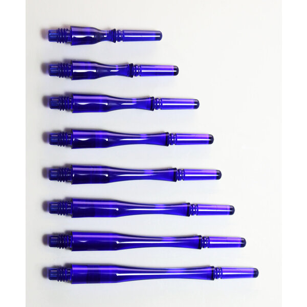COSMO DARTS Cosmo Fit Gear Hybrid Spinning Clear Dark Blue Dart Shafts