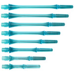 COSMO DARTS Cosmo Fit Gear Slim Spinning Clear Lite Blue Dart Shafts