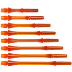 COSMO DARTS Cosmo Fit Gear Slim Spinning Clear Orange Dart Shafts