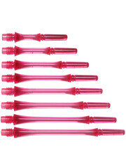 COSMO DARTS Cosmo Fit Gear Slim Spinning Clear Pink Dart Shafts