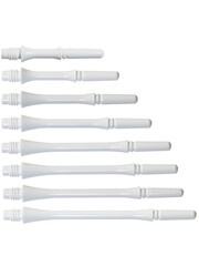COSMO DARTS Cosmo Fit Gear Slim Spinning White Dart Shafts