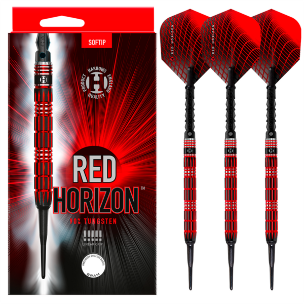 Harrows Darts Harrows Red Horizon Soft Tip Darts