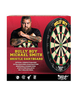 SHOT DARTS Shot Michael Smith Bully Boy Bristle Dartboard